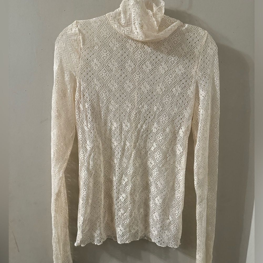 Intimately FREE PEOPLE "Sweet Memories" lace Top - Picture 4 of 6